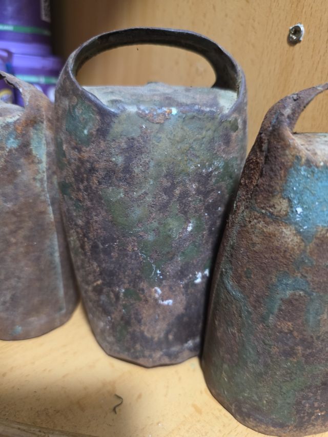 Lote de 3 Cencerros Antiguos