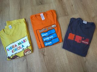 Lote 3 camisetas