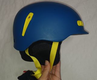 Casco de esquí azul para niño talla XS