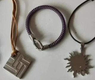 Colgantes y pulsera Viceroy acero