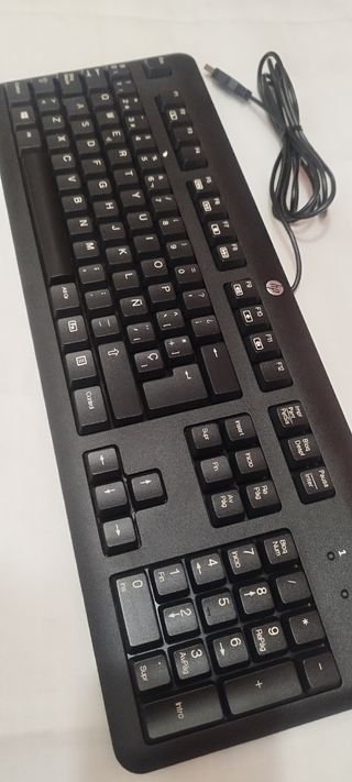 Teclado HP USB Negro