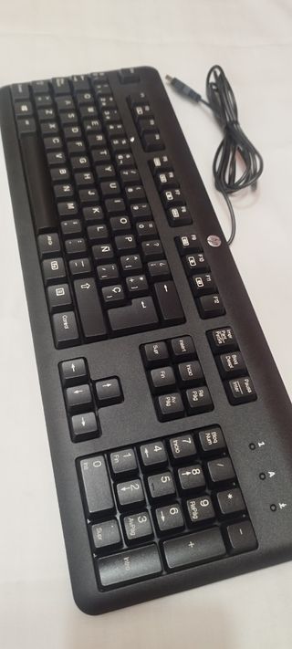 Teclado HP USB Negro