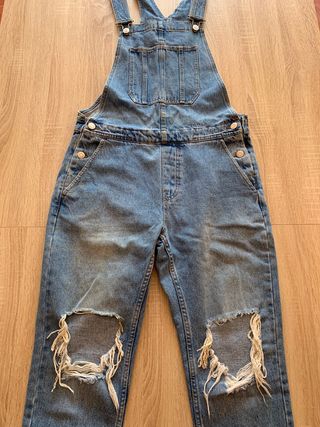 Peto vaquero azul Bershka (T. S)