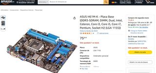 Ordenador PC: i5 3570+GTX 750Ti 2Gb GDDR5
