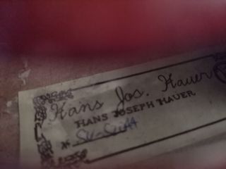 VIOLIN Hans Joseph Hauer 4/4 + ARCO + ESTUCHE