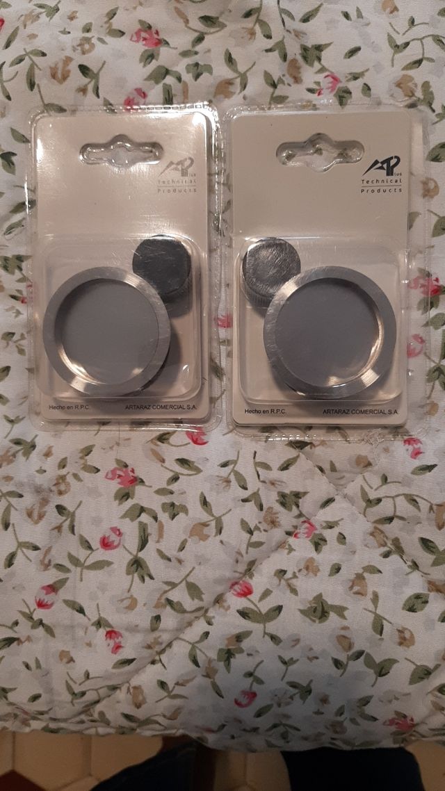 Pomos Puerta Corredera Acero.