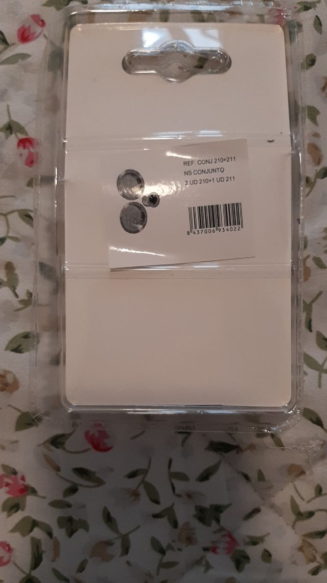 Pomos Puerta Corredera Acero.