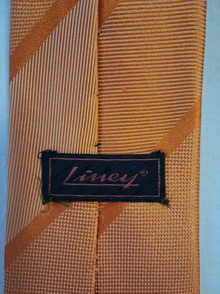 Corbatas Naranja y Verde Rayadas