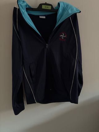 Chaqueta de chándal azul