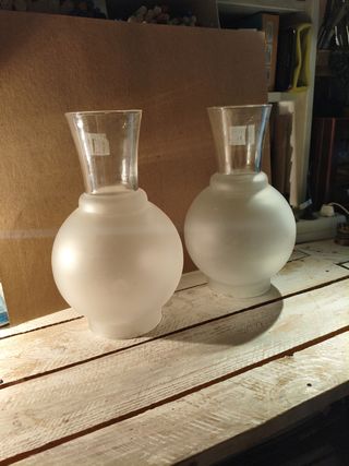 Tulipa de cristal para lámpara