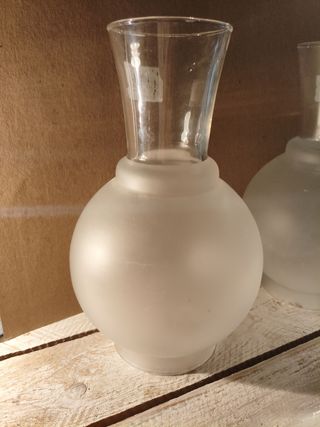 Tulipa de cristal para lámpara