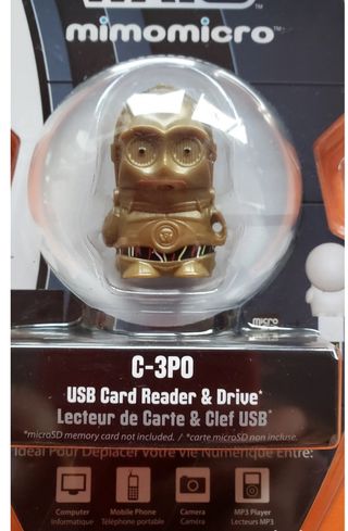 STAR WARS C-3POLector tarjeta USB. Mimomicro.
