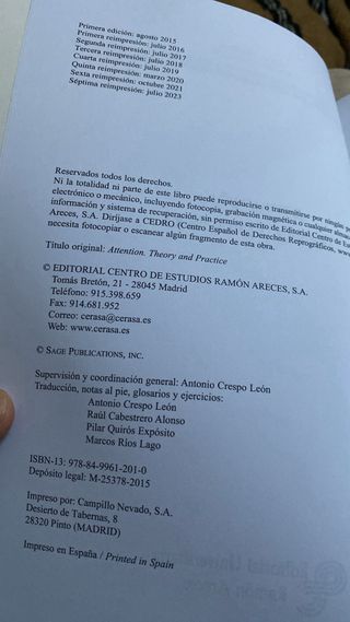 atención teoría y practica