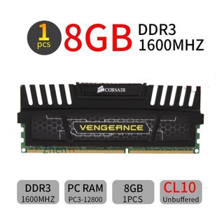 Corsair Vengeance DDR3 8GB 1600MHz CL10 RAM per PC