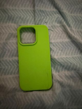 Custodia per iPhone 15 Pro verde lime