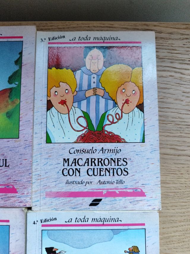 4 libros A toda máquina