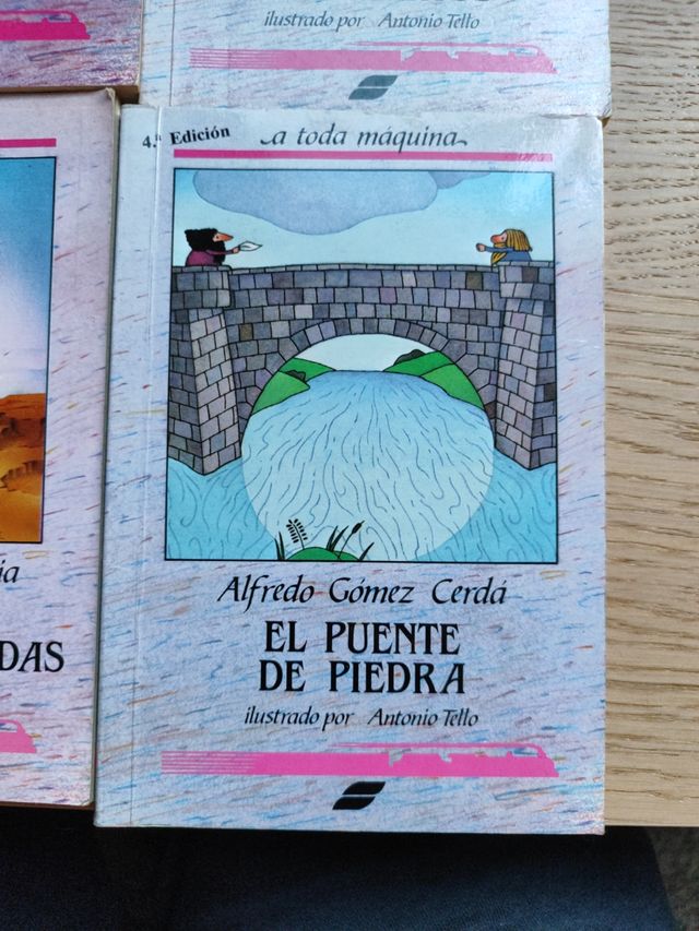 4 libros A toda máquina