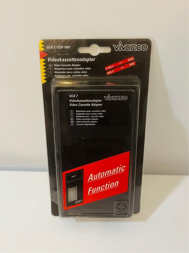 Adaptador Vivanco VCA 7 para cintas VHS