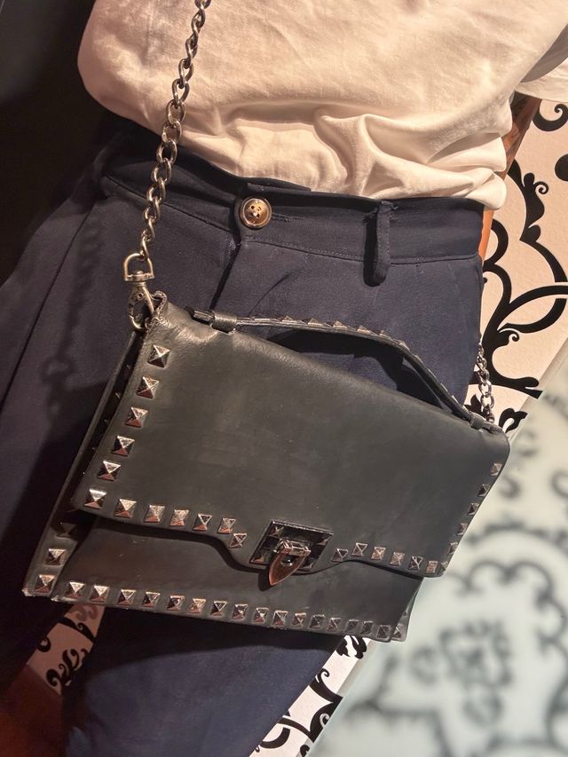 Pochette Nera Borchie