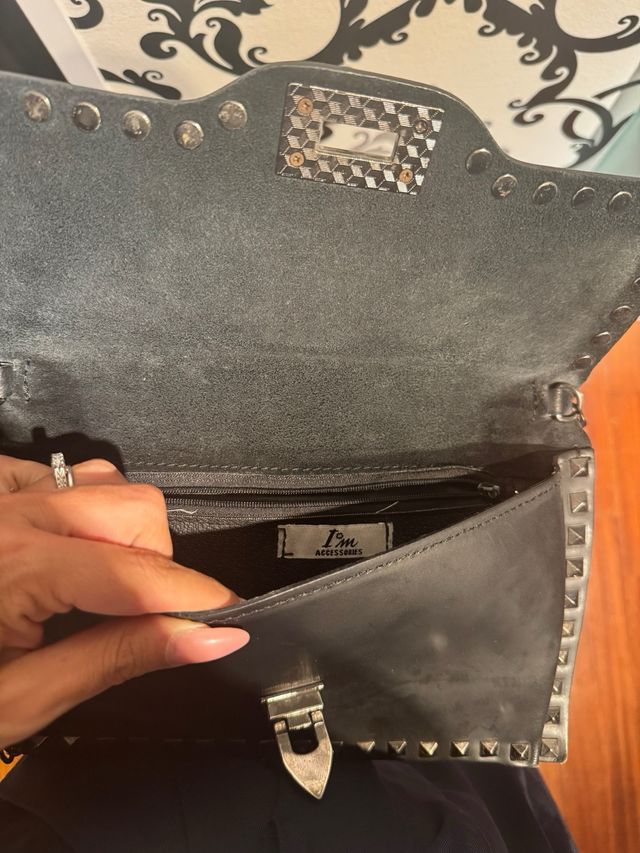 Pochette Nera Borchie