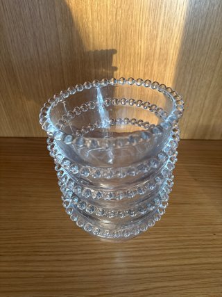 Juego 35 Platos y 7 boles cristal Cristina Oria