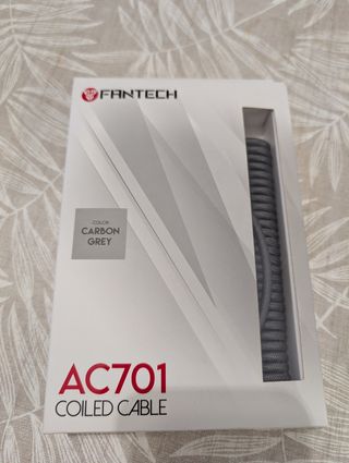 Fantech AC701 Cable Espiral Carbon Grey