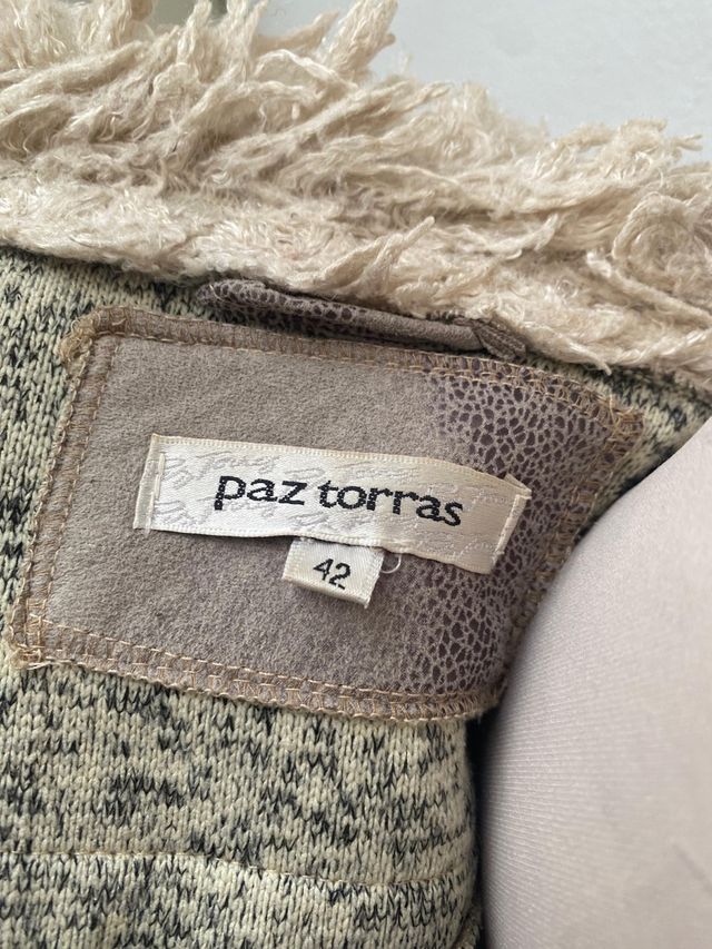 Cazadora de piel con borreguito