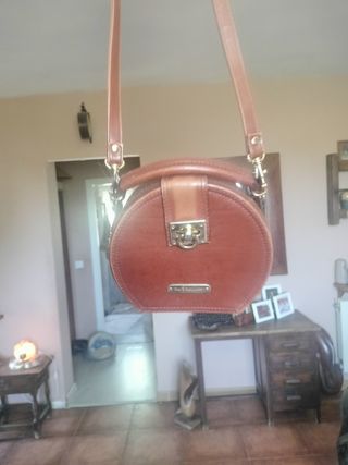 Bolso Cofre Joya Ralph Lauren Marrón
