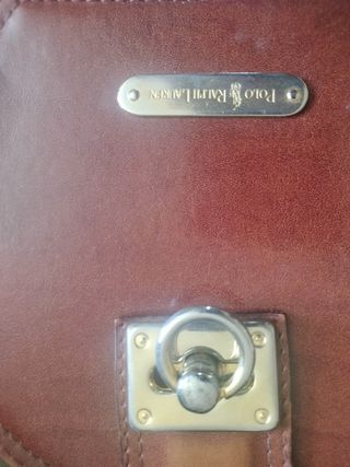 Bolso Cofre Joya Ralph Lauren Marrón