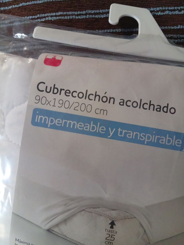Funda Cubrecolchón Acolchado 90x190/200cm