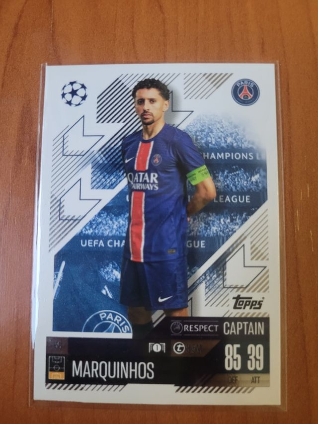 Cromo Marquinhos PSG Champions League Topps