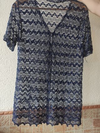 Blazer rebeca de encaje