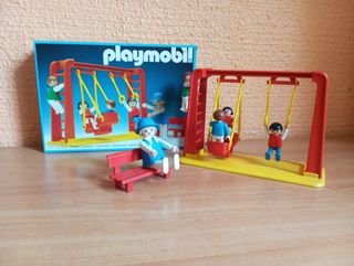 444. Parco Playmobil con altalene 3552