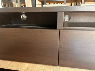 Mobile TV Ikea Linea Besta Nero Vetro