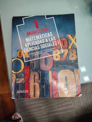 Matemáticas aplicadas a las Ciencias Sociales I.