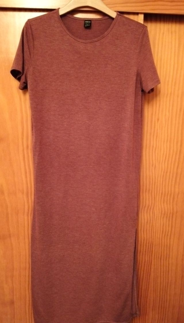 Vestido SHEIN granate