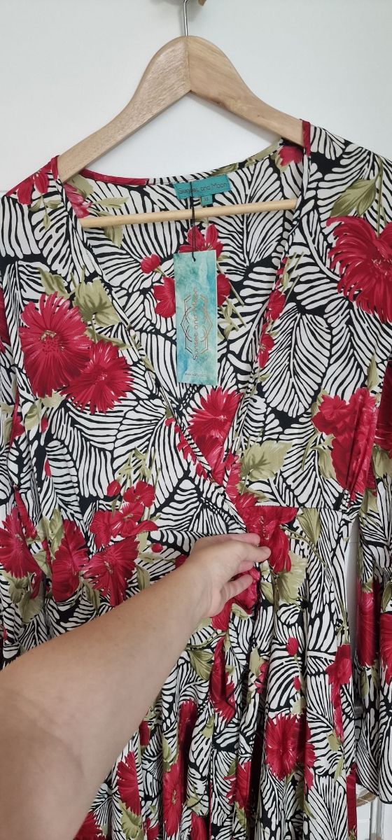 Vestido largo estampado Sunset and Moon