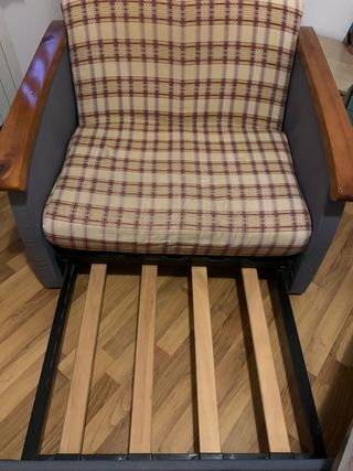 Silla Plegable Tela y Madera