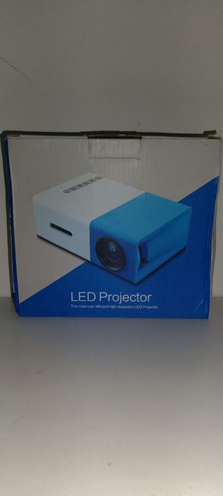 Proyector LED Blanco y Azul