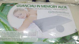2 Cuscini Memory Aloe Vera
