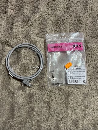 Cavo di rete LAN Ethernet Cat 5e/1m/