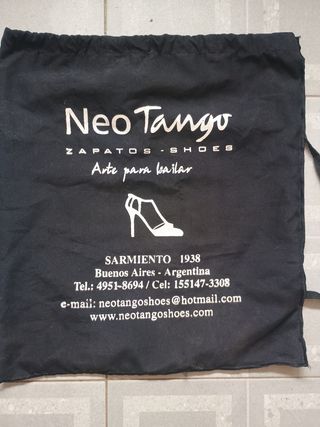 Zapatos de Baile Neo Tango Negros