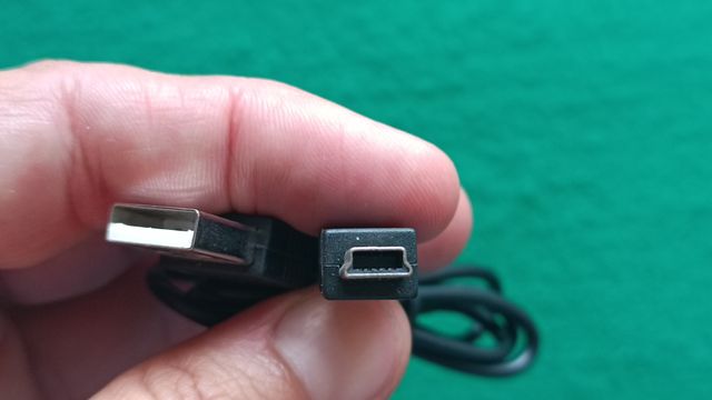 Cable OTG Y – Mini USB (macho) + USB-A (hembra)