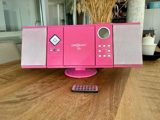Radio CD infantil OneConcept rosa