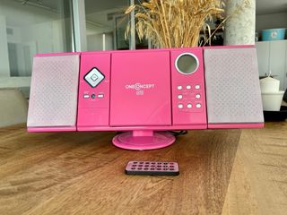 Radio CD infantil OneConcept rosa