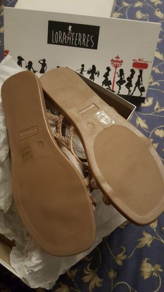 Sandali Lora Ferres oro donna n.41