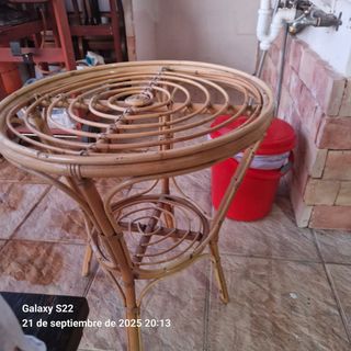 Sillón de Rattan con Cojines