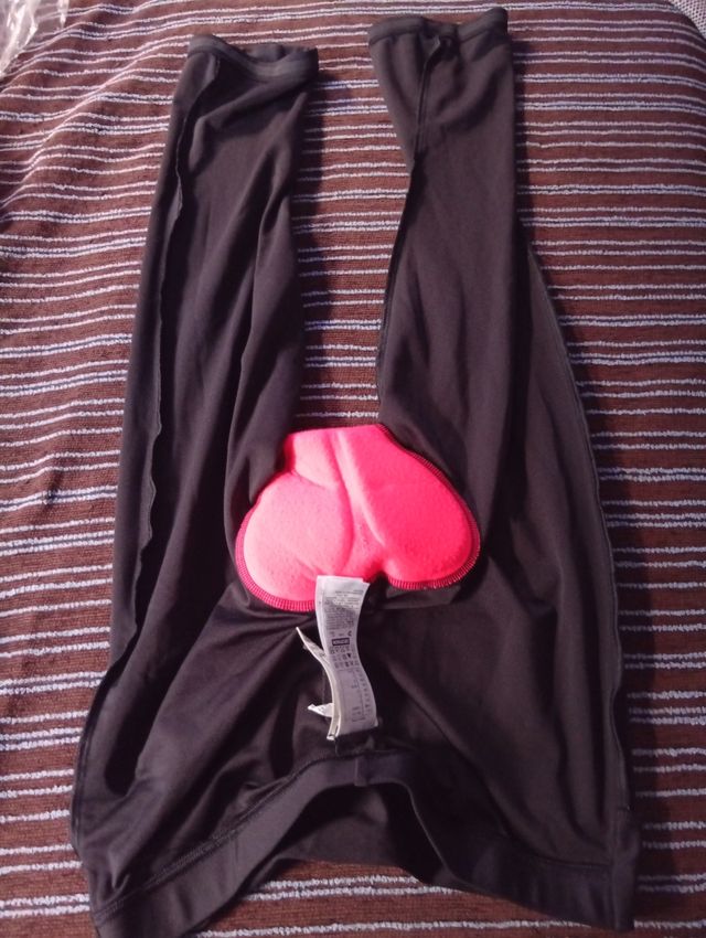 Pantalón ciclista negro con acolchado
