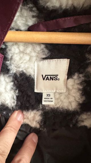 Abrigo Vans Checkerboard Fleece XS