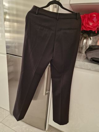 Pantalón recto Zara negro